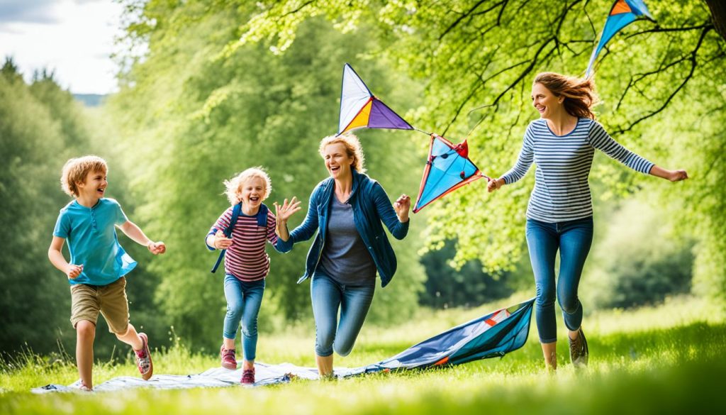 Family enjoying outdoor activities in Hereford